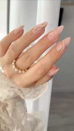 Nude Nail Designs, Classy Acrylic Nails, Spring Nail Art, Neutral Nails, Spring Nail, Prom Nails, Classy Nails, Cute Acrylic Nails, Nude Nails