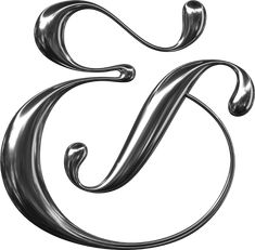 the letter e is made up of metal