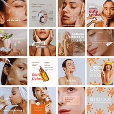 Social Media | Skin Care Media Branding Design, Black Friday Promo, Minimalist Skincare, Skincare Store, Beauty Advertising, Skincare Branding, Social Media Advertising Design, Botanical Skincare