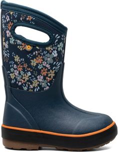 There will be no complaints about cold feet with the kids' Bogs Classic II rain boots—Neo-Tech waterproof insulation keeps toes warm and dry for hours  and the side handles allow easy on and off. Kids Winter Boots, Op Logo, Waterproof Winter Boots, 3 Kids, 4 Kids, Kids Boots, Rei Co-op, Winter Boots, Rain Boots