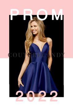 Optimize the attraction of your special event in this alluring dress from Sherri Hill 52379. This luxurious satin ensemble fashions a deep V neckline fitted bodice with wide trimmed empire waist and an A-line skirt that gracefully finishes at mini-length. The back reveals an open-low cut style held by spaghetti straps and the skirt features side hand pockets to secretly carry your essentials. Be ready to stand out in style wearing Sherri Hill cocktail dress. Satin Short Dress, Long Homecoming Dresses, Short Satin Dress, Homecoming Queen, Homecoming Dresses Long, Satin Shorts, Satin Short, Gowns Online, Sherri Hill