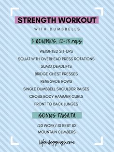 40 Minute Strength Workout, Full Body Strength And Cardio Workout, Cycle And Strength Workout, 45 Minute Dumbbell Workout, Core Strengthening Workout, Total Body Workout At Home With Weights, Full Body Sculpting Workout, Functional Strength Training Workouts, Strength Wod