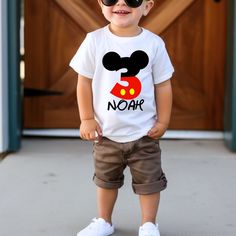 Personalized Mickey Shirts For Kids, Mickey Birthday Boy Shirt, Birthday Boy Custom Shirt, Birthday Boy Shirts, Mickey Mouse Shirt for Boys   For similar Minnie Moouse Birthday shirt   https://www.etsy.com/listing/1733273992/custom-minnie-mouse-birthday-girl-shirt You can also have a look at our ''Mickey Birthday Boy and Mickey Matching Birthday Family Shirts'' for the whole family. https://www.etsy.com/listing/1747783842/personalized-matching-family-mickey If you look for a Mickey School Shirt Disney Shirts Birthday Boy, Mickey Mouse Shirt Ideas, Mickey Mouse 3rd Birthday Boy, 3rd Birthday Mickey Mouse, Mickey Mouse 1st Birthday Party Boy, Mickey Family Shirts, Mickey Mouse 2nd Birthday, Mickey Birthday Shirt, Mickey Mouse Birthday Outfit