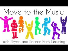 the logo for move to the music with rhyne and reason early learning center