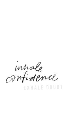 the words inhale conference are handwritten on white paper with black ink, which reads