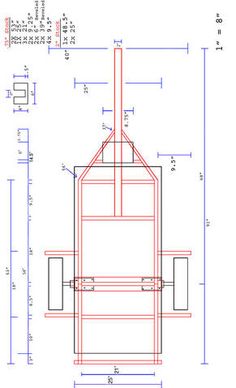 a drawing of a water tank with measurements