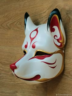 Noh Mask, Kitsune Mask, Mask Drawing, Japanese Mask, Fox Mask, Oni Mask, Mask Ideas