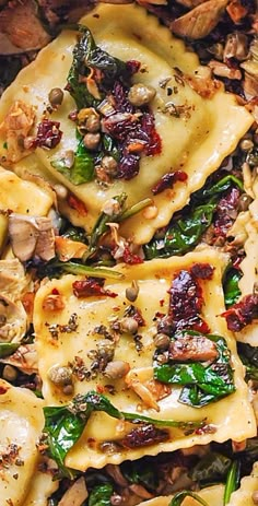 Italian Ravioli With Spinach Artichokes, Ravioli With Spinach, Italian Ravioli, Resep Pasta, Ravioli Recipe, Resep Diet, Pasta Dinners, Pasta Dinner Recipes, Daily Recipes