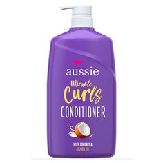 DELIGHTFULLY TWISTED. Give your curls a little TLC with Aussie Miracle Curls Conditioner. Made with coconut and jojoba oil, this lightweight formula moisturizes, softens and nourishes for effortlessly gorgeous curls. After shampooing, smooth onto your hair and rinse for a perfectly bouncy mane kissed with the scent of citrus, florals and musk. Curl Conditioner, Cruelty Free Beauty, Shampoo And Conditioner, Jojoba Oil, Beauty Care, Paraben Free Products, Health And Beauty, Coconut, Moisturizer