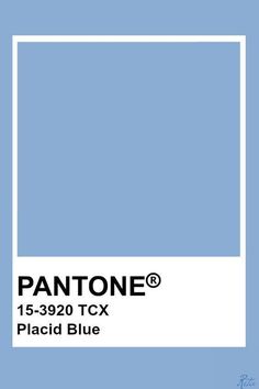 the pantone blue color is shown in this image