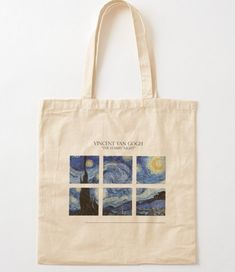 DESCRIPTION This Canvas Graphic Tote bag features a printed graphic and can fit all your everyday essentials. Two handles Printed graphic W: 37cm x H: 42cm ---------- COMPOSITION & CARE Material:Cotton 100% Wash:Wipe With A Damp Cloth Vincent Van Gogh Starry Night, Gogh The Starry Night, London Bags, Starry Night Van Gogh, Diy Tote Bag, Graphic Tote, Bags Aesthetic, Eco Bag, Cotton Tote Bag