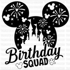 Disney Birthday Squad Mickey and Minnie Design - DTF heat transfer Cute Disney Shirts Birthday, Disney Birthday Squad Shirts, Disney Birthday Svg, Disney Birthday Shirts, Diy Birthday Shirt, Disney World Birthday, Disney Birthday Shirt, 8 Birthday, Birthday Squad Shirts