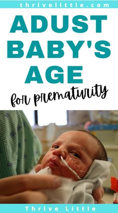 Adjust Baby's Age for Prematurity Womens Health Care, 20 Weeks, 6 Month Olds, Stay Young, Everything Baby, Aging Process