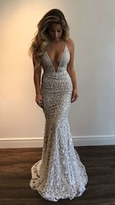 Elegante Abendkleider Spitze Lang Günstig Meerjungfrau Abendmoden Abiballkleider_Brautkleider,Abiballkleider,Abendkleider Beaded Party Dress, Prom Dresses 2018, Stunning Prom Dresses, Spaghetti Strap Prom Dress, Graduation Dresses, Queen Dress, Princess Wedding Dresses, Dresses Party