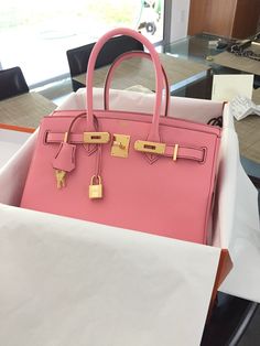 Yummy Special Order Hermes Birkin 30 Rose Confetti Pink Bag Pink Birkin Bag Aesthetic, Luxury Purses Hermes Birkin, Pink Luxury Bag, Pink Hermes Bag, Prada Pink Bag, Pink Birkin Bag, Birkin Bag Hermes, Pink Hermes