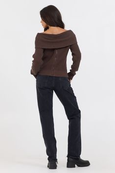 This Vintage Havana Espresso Off Shoulder Shirt is the perfect blend of style and functionality. Its flattering off the shoulder design adds a touch of elegance, while the back zipper detail provides convenience and style. Made from high-quality materials, this sweater is a must-have addition to your wardrobe. Off the shoulder sweater with back zipper detail. Vintage Havana Sweater, Jonathan Adler Pillow, Bath And Body Shop, Off The Shoulder Sweater, Off Shoulder Shirt, Vintage Havana, Baby Wedding, Shoulder Shirts, Gift Boutique