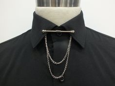 Collar Bar, Shirt Collar Clips, Men's Collar Tie Bar, Shirt Men's Accessories, Man Wedding Accessory, Gifts for Men Atlantis Accessorry Handmade and Stylish, Let It Look Shimmery Every Day! It is suitable for meeting, special day and every day use. The combination of silver metal, gold color makes this Collar Chain a great match to any color shirt like blue, grey, black, white... Our craftsmen make handmade accessories using high quality materials. Collar Bar Shirt, Men Wedding Accessories, Accessories Man, Bar Shirt, Man Wedding, Collar Bar, Collar Clips, Collar Chain, Wedding Accessory