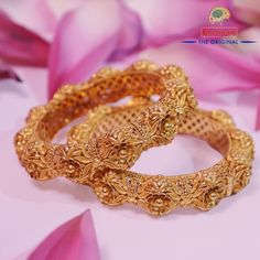 Discover the glory of exquisitely crafted gold Kada from Chetmani Jewellers. Designed with intricate details and unmatched quality, our lavish Kada is a timeless piece that adds pride to your collection. Elevate your style with authentic craftsmanship that speaks volumes.✨💖  📍MEERAPUR, BASAHI: Pargana Shivpur, Varanasi, UP 📍PEELI KOTHI: Hartirath, Varanasi, UP 📍MUGHALSARAI: Subhash Park, Mughalsarai, UP 📍DURGAKUND: Bhelupur, Varanasi, UP 📍VARANASI: Orderly Bazar, Varanasi, UP 📍VARANASI: Hotel Madhuvan Palace, Varanasi, UP 📍Near Kali Ji Mandir, Daulatpur Road, Pandeypur, Varanasi, UP  ✨ Shop now to make a lasting impression.  #Chetmani #TheOriginal #GoldKada #LuxuryJewellery #TimelessElegance #GoldBangles #VaranasiJewellers #JewelleryGoals #ChetmaniJewellers Gold Kada, South Indian Jewelry, Bangles Jewelry Designs, Bridal Jewellery Indian, Women's Jewelry And Accessories, The Glory, Bangles Jewelry, Gold Bangles, Jewelry Designs