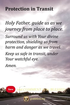 Protection in Transit Prayer For Traveling Safety, Prayers For Traveling, Travel Prayer, Shield Of Faith