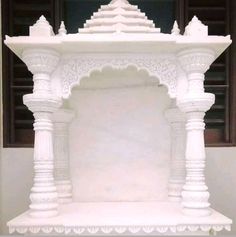 white marble temple with pillars for sale