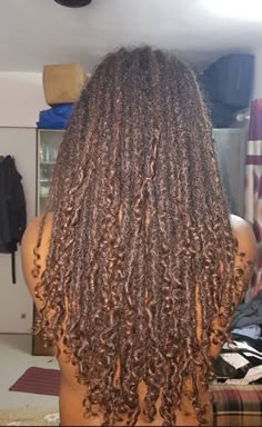 Permanent Hairstyles For Black Women, Long Locs Curly Ends, Lox Extensions With Curly Ends, Half Locs Half Curly, Long Curly Locs, Hairstyle Steps, Natural Locs With Curly Ends, Locs With Loose Ends, Locs With Curly Ends