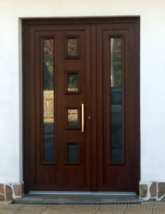 TEMPO LIRA Aluminio foliado #indupanel #paneles #puertas #aluminio #pvc #puerta #aluminium  #doors #chalet #decoration #decoracion #hogar #classic #clasica #lacado #madera Kitchen Door Designs, Wooden Door Entrance, Pintu Interior, Modern Wooden Doors, Grill Gate Design, Main Entrance Door Design, Modern Exterior Doors, Modern Entrance Door, Wooden Main Door