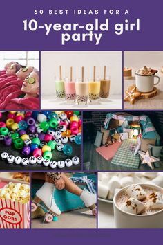 🎉 Elevate your tween's party and wave goodbye to kiddie parties! Discover 50 creative and age-appropriate party ideas perfect for your 10-year-old girl. From Boba Tea Parties to DIY Spa Fun, these ideas promise a memorable celebration for your tween! 🎈 #TweenBirthday #PartyIdeas" 10 Yrs Old Birthday Girls Party Ideas, Birthday Sleepover Decorating Ideas, 9yrs Old Girl Birthday Party Ideas, 10th Girl Birthday Party Ideas, Late Over Party Ideas, Birthday Party Ideas 10th Girl, Sleepover Ideas For 10 Year, Nine Year Old Birthday Party Ideas, Party Ideas For 10 Year Girl