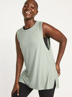 Old Navy Women’s Active UltraLite Sleeveless All-Day Tunic Tank Top Size XS, Small, Medium, Large or XL. Product Details  Love wearing those soft athleisure tops all day, every day? Meet our UltraLite All-Day top, your workout-meets-weekend game changer🤸‍♀‍ Crew neck. Sleeveless arm openings, with rib-knit trim. Vented sides at hem, with rib-knit trim. Breathable, quick-drying UltraLite jersey lets you vent. Go-Dry moisture-wicking technology keeps you dry & comfortable. Longer tunic length. #7 Sleeveless Tunic Tops, Athleisure Tops, Tunic Tank Tops, Dressed To Kill, Sleeveless Tunic, Long Tunic, Old Navy Women, Tunic Length, Navy Women