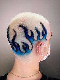 Hair Tattoo Designs, Women's Undercut, Bleached Hair Men, Hair Colour Design, Dyed Hair Men, Shaved Hair Designs, Buzzed Hair