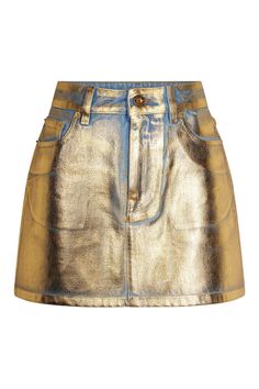 Gold And Denim Outfit, Metallic Clothes, Gold Clothes, Metallic Clothing, Metallic Outfit, Gold Outfits, Metallic Outfit Ideas, Gold Skirt Outfit, Gold Metallic Skirt