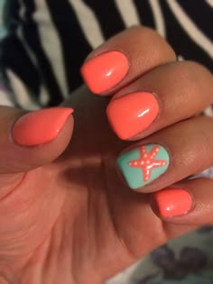 fun nails summer #funsummernails | Beach nails, Vacation nails, Cruise nails nails nail beach vacation designs colors summer starfish toe fun polish color coral top pedicure shellac tips cruise choose board Vacation Nail Designs, Pedicure Gel, Tropical Vacation Nails, French Pedicure, Gel Pedicure