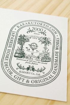 a close up of a stamp on a piece of paper with the seal printed onto it