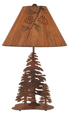 3 Tree Table Lamp with Pine Branch Shade Lodge Lighting, Country Lamps, Rustic Photography, Rustic Table Lamps, Rustic Background, Cabin Lighting, Tree Lamp, Rustic Lamps, Rustic Lighting