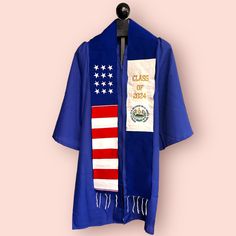 What better way to walk across that stage than rocking a stole that represents your culture, your roots, tu herencia.  The emblems are  embroidered. Graduation Sash, Graduation Stole, 2024 Graduation, First Generation, Class Of 2024, Party Favours, School Graduation, Scarf Wrap, Scarf Accessory