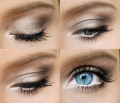 UD Light Eyeshadow Looks For Blue Eyes, Grey Eyes Makeup, Light Eyeshadow Looks, Eyeshadow Looks For Blue Eyes, Light Eyeshadow, Wedding Makeup For Blue Eyes, Aesthetic Wardrobe, Simple Makeup Natural, Makeup Everyday