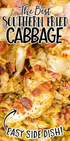 the best southern fried cabbage easy side dish