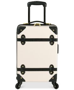 Diane von Furstenberg Adieu 18" Carry On Hardside Spinner Suitcase - Upright Luggage - luggage & backpacks - Macy's International Carry On Luggage, Rimowa Luggage, Best Bridal Shower Gift, Hardside Spinner Luggage, Curated Closet, Spinner Suitcase, Luggage Backpack, Travel Items