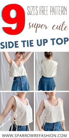 the instructions for how to sew a top that is super cute and comfy