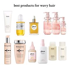 Hair Products For Wavy Hair, Products For Wavy Hair, Selfcare Routine, Bath And Shower Products, Shampoos And Conditioners, Curly Hair Care Routine, Routine Aesthetic, Red Hair Inspo