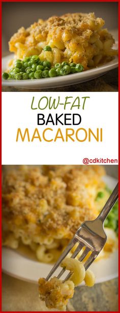 Baked Macaroni Recipe, Very Low Calorie Foods, Fat Free Recipes, Best Mac N Cheese Recipe, Egg Substitute, Parmesan Bread, Cheese Cheddar