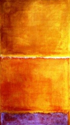 an orange and yellow painting with white lines