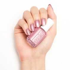 sil vous play Essie Nail Polish Colors, Essie Colors, Nail Effects, Nail Colours, Essie Nail Polish, Styles P, Essie Nail, Metallic Pink, Nail Sizes