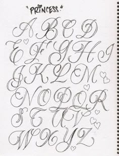 the letters and numbers are drawn in black ink on white paper with writing underneath them