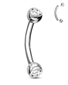 PRICES MAY VARY. [Material]: This Belly Ring is made of 100% G23 Titanium Material Inserted with Clear CZ. Lighter than 316 stainless steel, Nickel and Lead free, Hypoallergenic, Suitable for any Occasions even your Sleep Time. Friendly to your Sensitive Skin. [SIZE]: 14 Gauge = 1.6mm, Bar Length: 8mm. Round Internally Threaded Top Ball; Short Bar Belly Rings Suitable for Upper Belly Piercing with No Difficulty. [Design]: This Titanium Short Belly Button Ring is Super Short and Cute with Clear C Titanium Belly Button Rings, Titanium Belly Ring, Belly Button Piercing Jewelry, Well Design, Belly Piercing Jewelry, Sleep Time, Navel Jewelry, Belly Bars, Button Rings