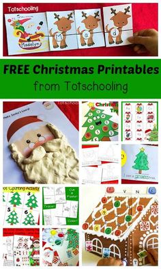 free christmas printables from totschooling