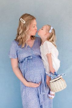 Powder Blue Maxi Dress | Everley & Me | Omaha Mommy & Me Style Blog... Wrap Dress, Blue Dress, Embroidered Dress, Dress, Fashion, Style, Women's Fashion, Pregnancy, Bump Style, Maternity Fashion, Pregnancy Style, Midi Dress, Kids Fashion, Matching Outfits, Family Style, Family Outfits, What to Wear for a Family Photoshoot, Blue Wall, Spring Style, Style Inspo, Inspiration, Mama, Mini, Omaha, Blogger, Blogger Style, Motherhood, Toddler Fashion, Espadrille, Sandals, Straw Bag Style Midi Dress, Family Photoshoot Outfits, Maternity Nursing Dress, Summer Baby Clothes