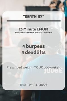 Emom Workout, Amrap Workout, Reformer Pilates