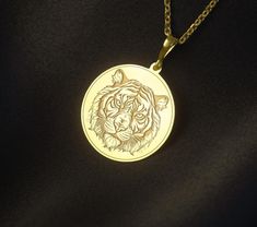 This unique tiger necklace is truly a symbol of power and nobility - Material Options: -14K Solid Gold, 925 Sterling Silver, Silver Gold Plated - Silver Thickness 1 mm  - Solid Gold Pendant Thickness 0.8 mm Sizes Available: - 18mm / 0.70 inches - 20mm / 0,78 inches - 25mm / 0,98 inches - 30mm / 1,18 inches - 35mm / 1,37 inches - 40mm / 1,57 inches - 50mm / 1,96 inches -We can engrave the back of your pendant with your custom personalized message, text, name or date for FREE! We recommend 5 lines Tiger Jewelry Design, Tiger Claw Pendant, Tiger Bracelet Gold, Lion Pendant Gold, Tiger Necklace, Tiger Gold Pendant, Tiger Pendant, Gold Plated Silver, Gold Pendant