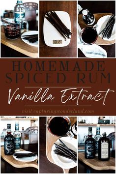 the homemade spiced rum vanilla effect recipe