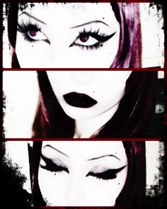 goth gothic makeup goth girl mall goth #goth #gothic #gothgirl #mallgoth #gothmakeup #mallgothmakeup Vintage Goth Makeup, Trad Goth Makeup Ideas, 2000s Goth Makeup, Goth Makeup For School, Different Goth Styles, Simple Goth Makeup Look, Goth Brows, Mallgoth Makeup, Corporate Goth Makeup